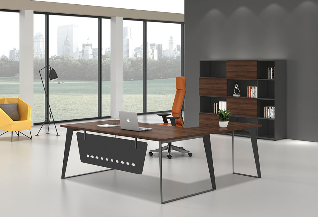 VistaSeries L-Shape Executive Desk - GIOTTO Office Furniture